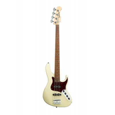 METROLINE VINTAGE J BASS ALDER OLYMPIC WHITE