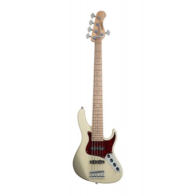 METROLINE VINTAGE J BASS ASH OLYMPIC WHITE