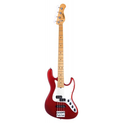 SADOWSKY GUITARS Metroexpress Hybrid PJ 4 Candy Apple Red,Maple