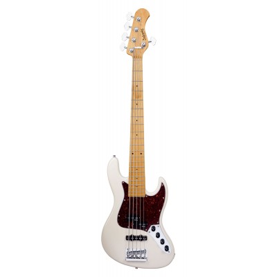 SADOWSKY GUITARS Metroexpress, 21 Hybrid Pj 5 String - Olympic White,Maple