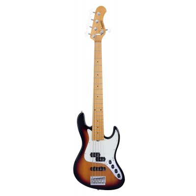 Metroexpress, 21 Hybrid Pj 5 String - Tobacco Burst,Maple