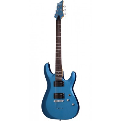 SCHECTER C-6 Deluxe Satin Metallic Light Blue