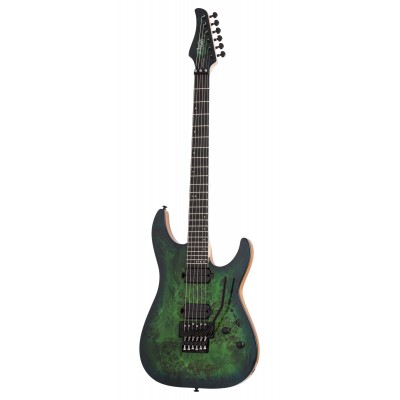 Schecter C-6 Pro Floyd - Aqua Burst