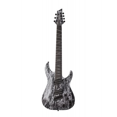 SCHECTER C-7 MS Silver Mountain