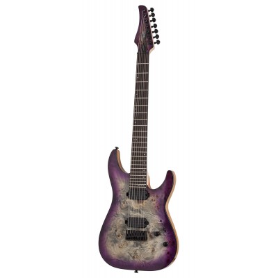 Schecter C-7 Pro Aurora Burst