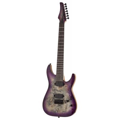 SCHECTER C-7 PRO AURORA BURST