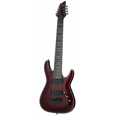 SCHECTER C-8 Hellraiser Black Cherry - Reconditionné