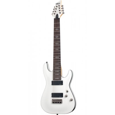 Schecter Demon 8 Vintage White