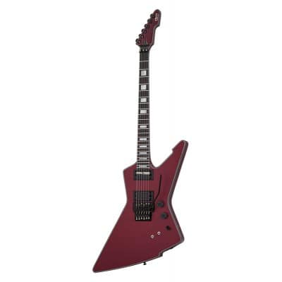 SCHECTER E-1 SPECIAL FR SUSTAINIAC SATIN CANDY APPLE RED