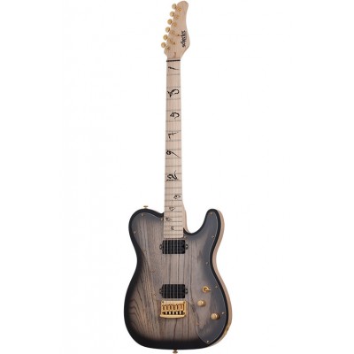 SCHECTER Meegs Pt Ex Charcoal Burst