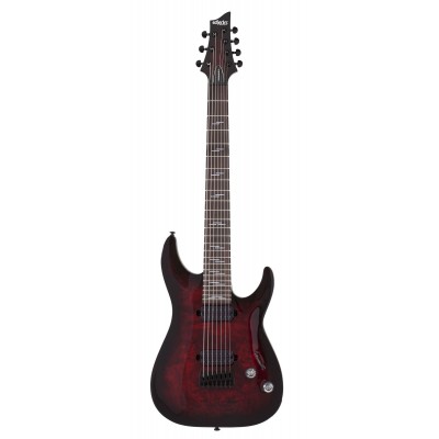 SCHECTER OMENELITE-7-BCHB OMEN ELITE 7 BLACK CHERRY BURST BLACK CHERRY BURST