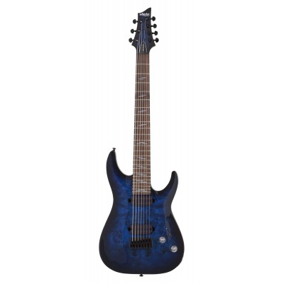 SCHECTER OMENELITE-7-STBB OMEN ELITE 7 SEE THRU BLUE BURST SEE THRU BLUE BURST