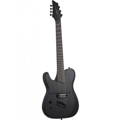SCHECTER Pt-7 Black Multi-Scale Ops Lh Satin Black Open Pore