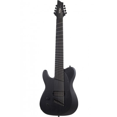 SCHECTER Pt-8 Black Multi-Scale Ops Lh Satin Black Open Pore
