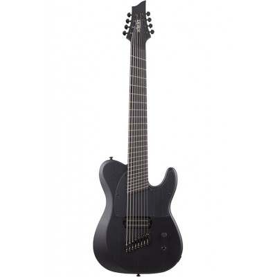 SCHECTER Pt-8 Black Multi-Scale Ops Satin Black Open Pore