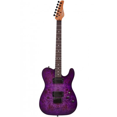 SCHECTER Pt Standard Purple Burst Burl