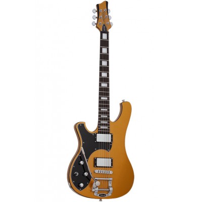 Stargazer-6 Vibrato Gaucher Metallic Gold
