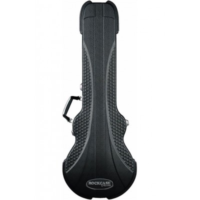 ROCKGEAR B-Stock / Etui Premium ABS Curved Case For Electric Bass Hollow Body Black