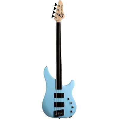 VIGIER EXCESS 4 ORIGINAL FRETLESS IMETAL - MARIE-ANTOINETTE BLUE IM,CHROME