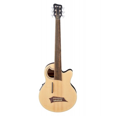 ROCKBASS ALIEN DELUXE 6 FRETLESS - NATURAL SATIN