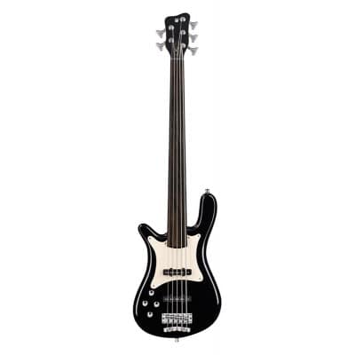 GPS STREAMER CV 5 FRETLESS, LH - SOLID BLACK