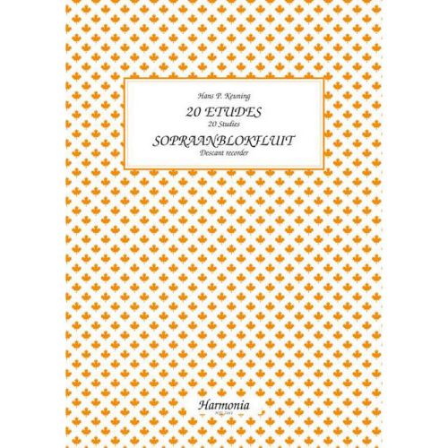 HARMONIA KEUNING H. P. - 20 ETUDES - FLUTE A BEC SOPRANO