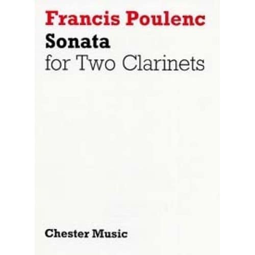 POULENC F. - SONATA - 2 CLARINETTES