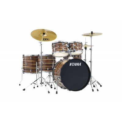 TAMA IMPERIALSTAR STUDIO 22 + HCS CYMBALS COFFEE TEAK WRAP