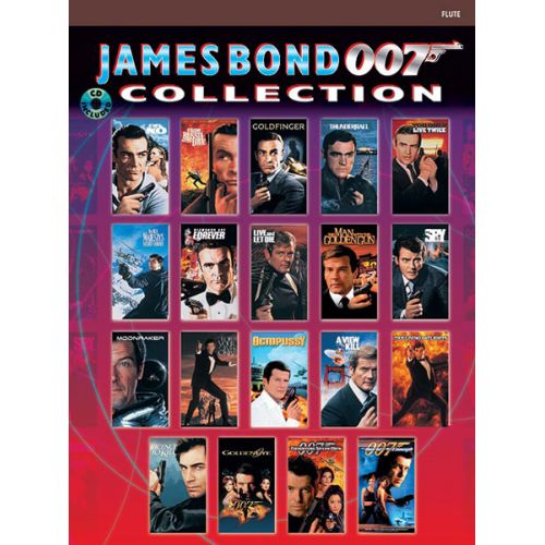 ALFRED PUBLISHING BARRY JOHN - JAMES BOND 007 COLLECTION + CD - FLUTE AND PIANO