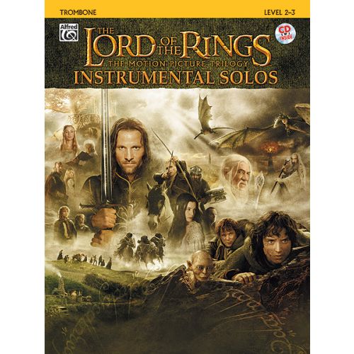 SHORE HOWARD - LORD OF THE RINGS + CD - TROMBONE AND PIANO