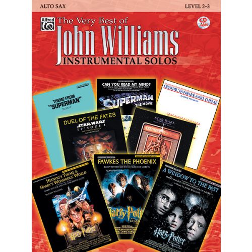 ALFRED PUBLISHING WILLIAMS JOHN - VERY BEST OF + CD - SAXOPHONE AND PIANO
