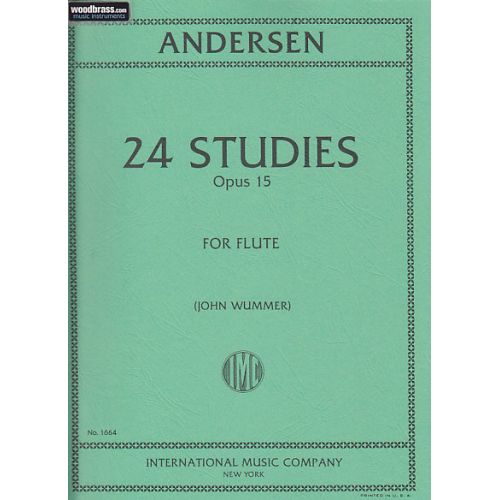 ANDERSEN J. - 24 ETUDES OP.15 - FLUTE