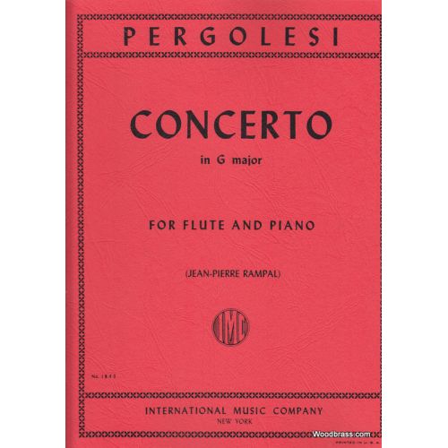 IMC PERGOLESE - CONCERTO IN G MAJOR - FLUTE & PIANO