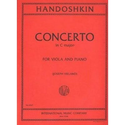 HANDOSHKIN I. - CONCERTO - ALTO & PIANO