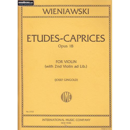 WIENIAWSKI - ETUDES-CAPRICES OP.18