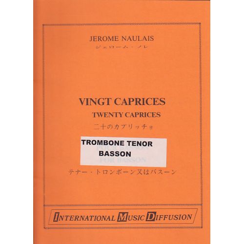 IMD ARPEGES NAULAIS JEROME - 20 CAPRICES