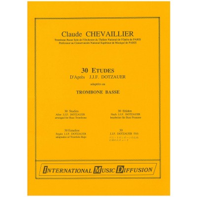 IMD ARPEGES Dotzauer - 30 Études - Trombone Basse