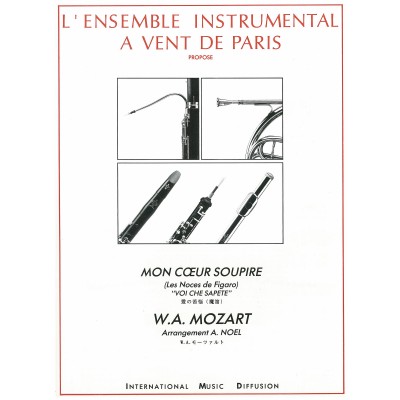 MOZART - MON COEUR SOUPIRE - QUINTETTE À VENT
