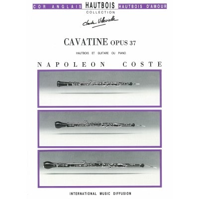 COSTE - CAVATINE OP 37 - HAUTBOIS & GUITARE OU PIANO