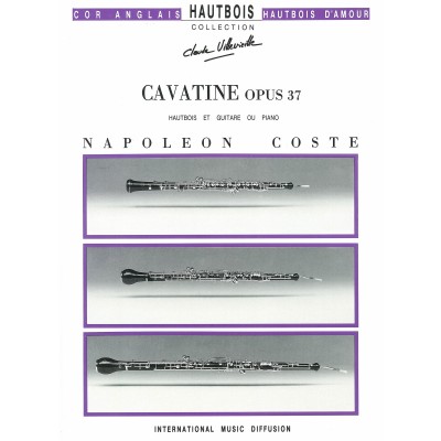 IMD ARPEGES COSTE - CAVATINE OP 37 - HAUTBOIS & GUITARE OU PIANO