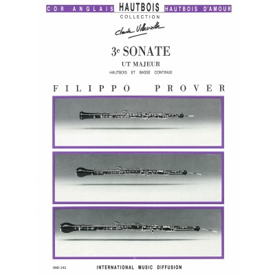 IMD ARPEGES Prover - 3ème Sonate - Hautbois & B.C.