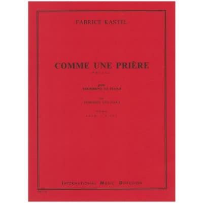 IMD ARPEGES KASTEL - COMME UNE PRIÈRE - TROMBONE & PIANO