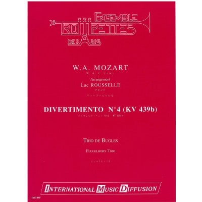 MOZART - DIVERTIMENTO N 4 KV 439 B - TRIO DE BUGLES