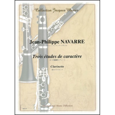 IMD ARPEGES NAVARRE - 3 ÉTUDES DE CARACTÈRE - CLARINETTE