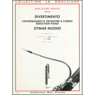 NUSSIO - DIVERTIMENTO - CONTREBASSON ET ORCH- RÉD PIANO + LOC