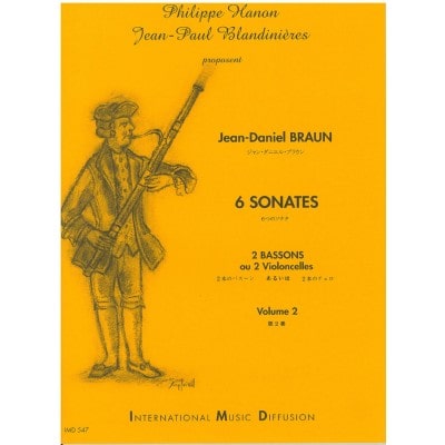 BRAUN - 6 SONATES VOL 2 - 2 BASSONS OU 2 CELLOS