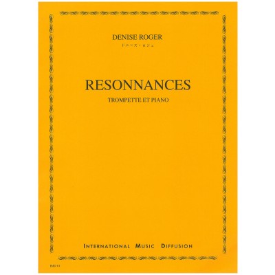 IMD ARPEGES ROGER - RÉSONNANCES - TROMPETTE & PIANO
