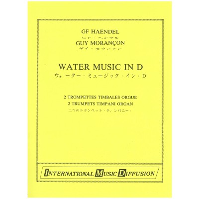 IMD ARPEGES Imd Eges Haendel - Water Music - 2 Trp, Timb, Orgue
