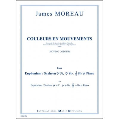 IMD ARPEGES MOREAU JAMES - COULEURS EN MOUVEMENTS - EUPHONIUM & PIANO