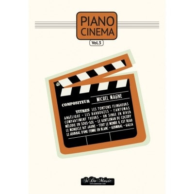 CAPTE NOTE PIANO CINEMA VOL.3 - MICHEL MAGNE